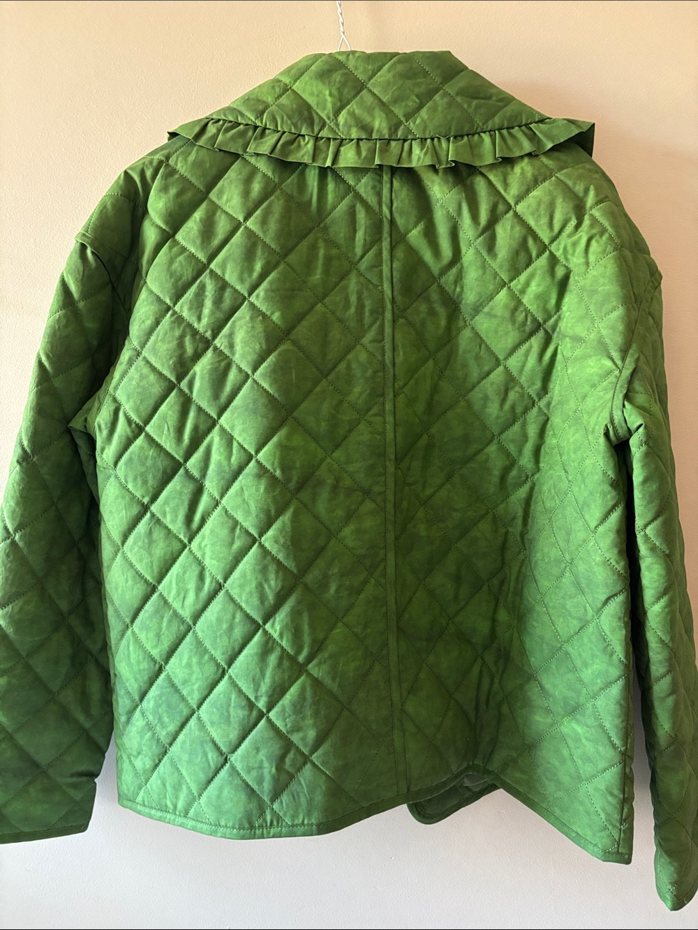 Quilted Avec Les Filles Jacket with Ruffled Collar. Brand new never worn. - Picture 2 of 2